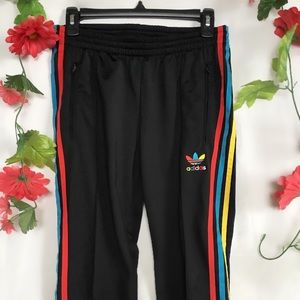 Adidas Colourful Striped Sweat Pants